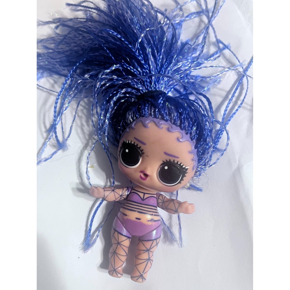 LOL Surprise Doll Purple Outfit Blue Sparkle‎ Hair MGA Entertainment Toy